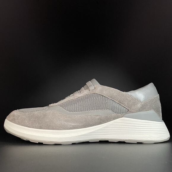 KIZIK Cupertino Men’s 14 Gray Mesh Hands-free Casual Sneakers Walking Shoes EUC